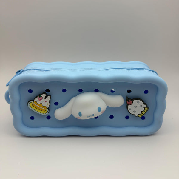 Silicone Cinnamoroll Charm Pencil Pouch