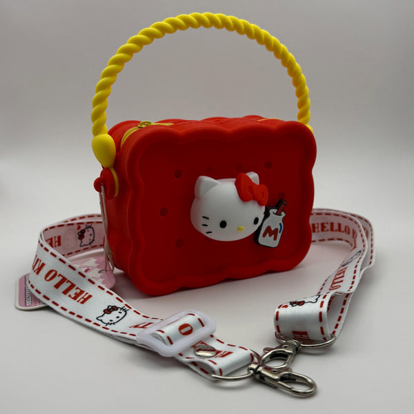 Hello Kitty Silicone Rectangular Kid Shoulder Jelly Bag