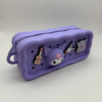 Silicone Kuromi Charm Pencil Pouch