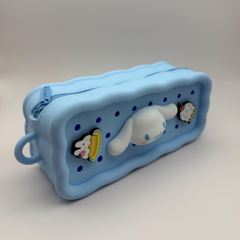 Silicone Cinnamoroll Charm Pencil Pouch