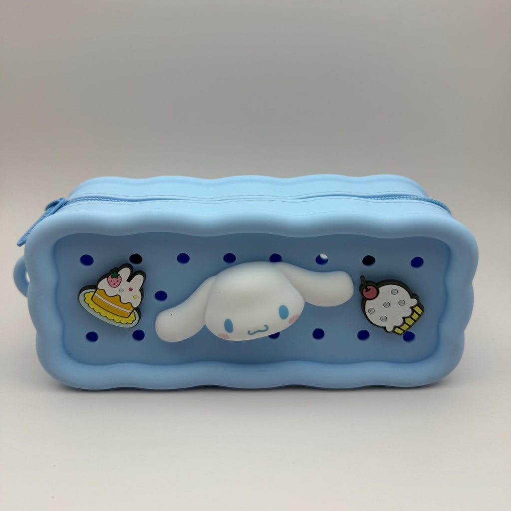 Silicone Cinnamoroll Charm Pencil Pouch