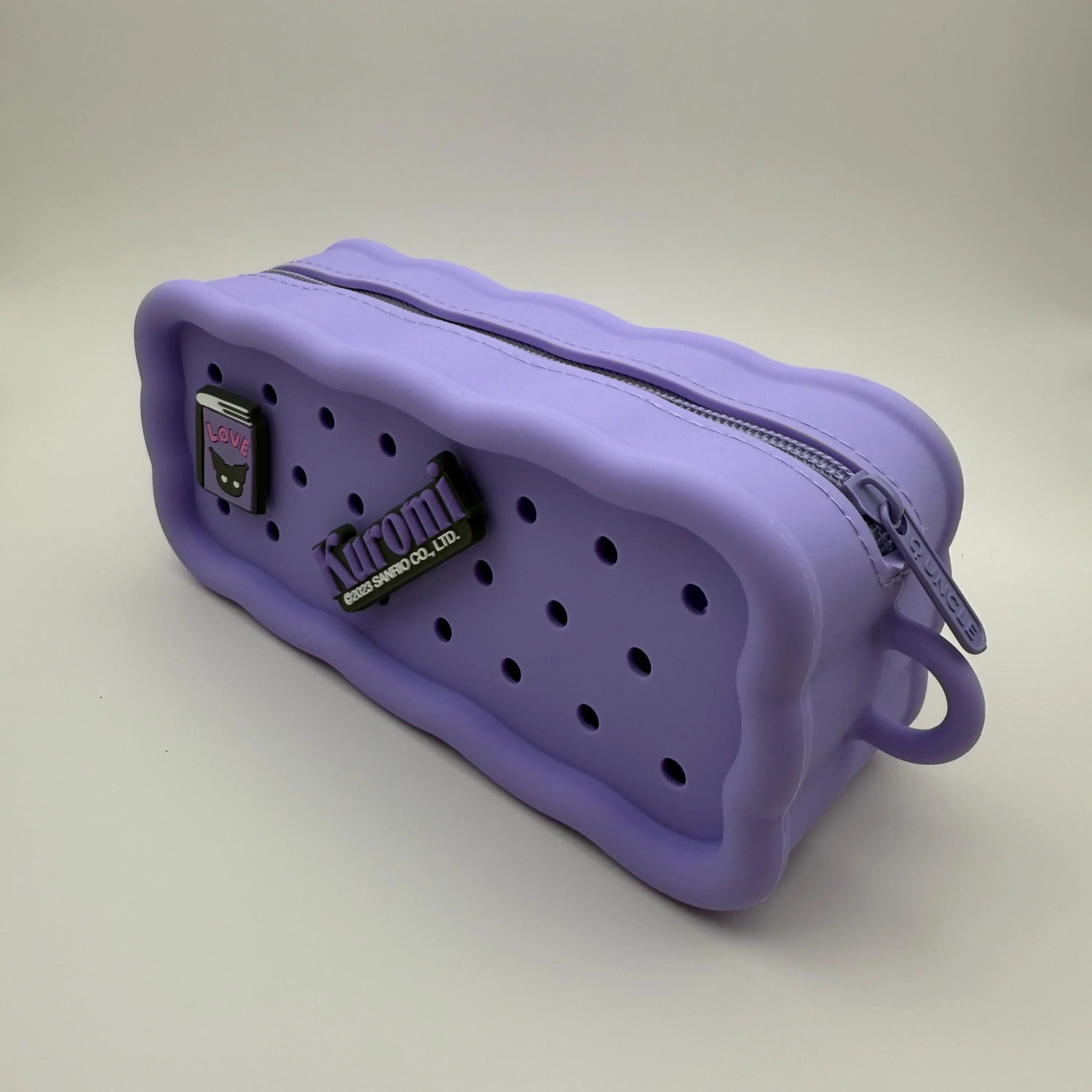 Silicone Kuromi Charm Pencil Pouch