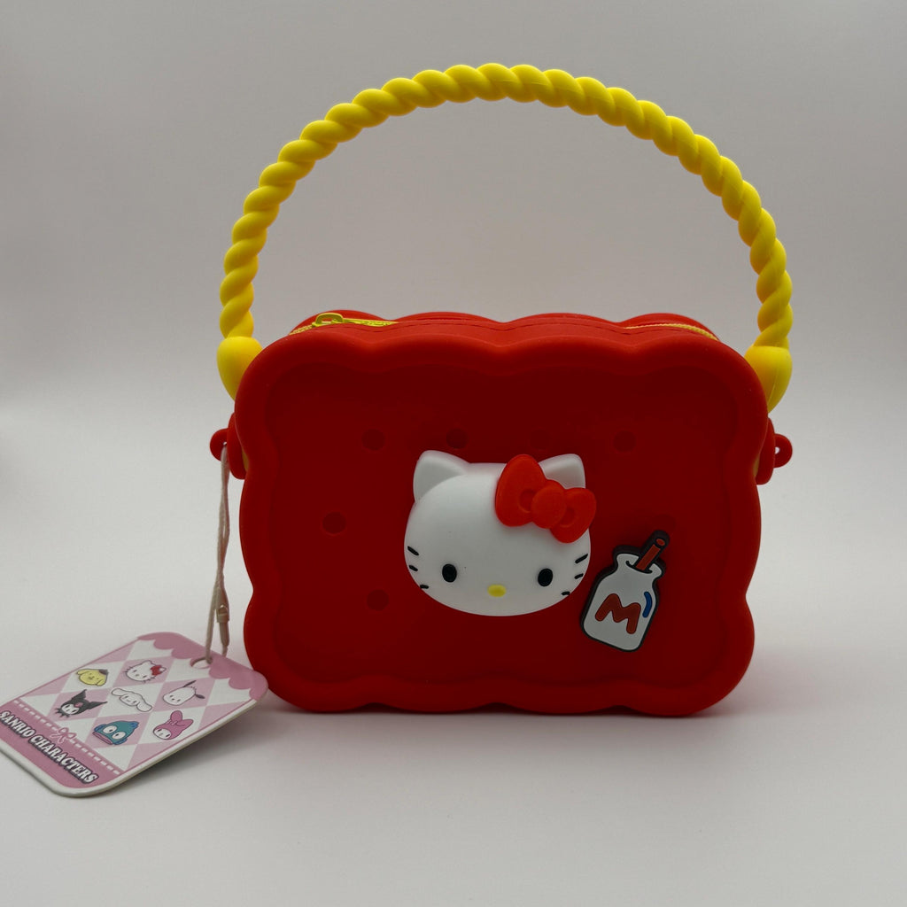 Hello Kitty Silicone Rectangular Kid Shoulder Jelly Bag