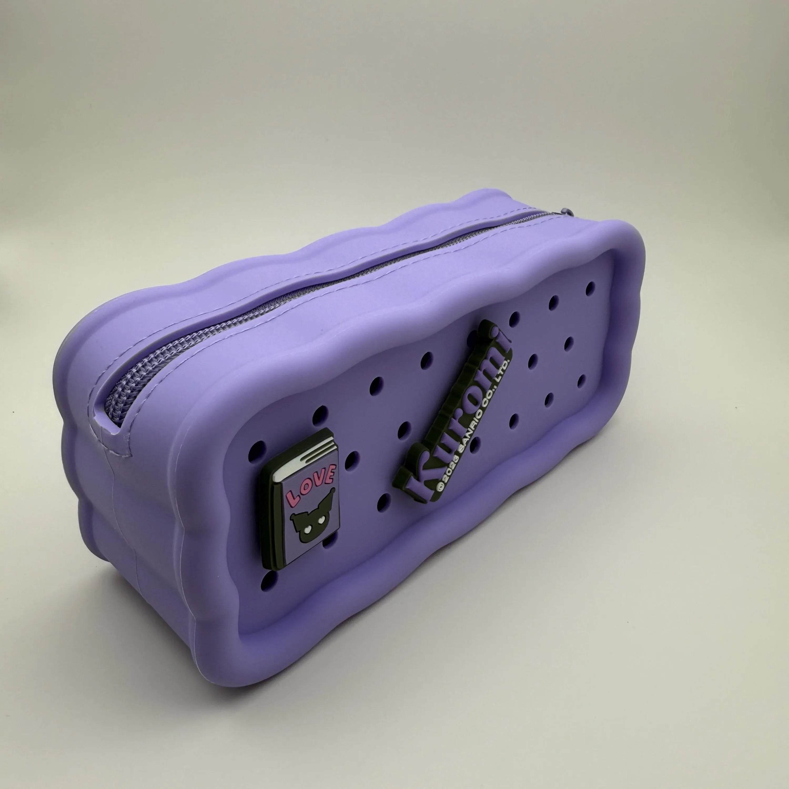 Silicone Kuromi Charm Pencil Pouch
