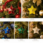 Capiz Star Ornaments - 4pcs per Set
