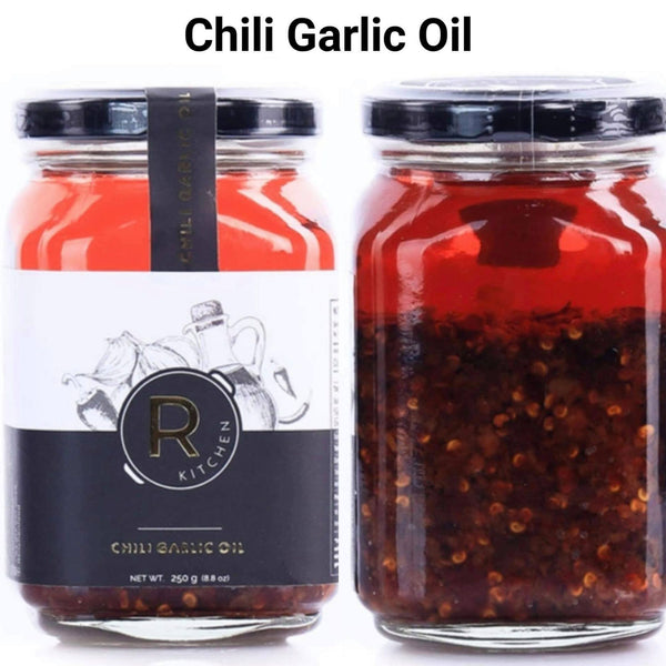 RKitchen Chili Garlic Oil Gourmet Bottle - 250g
