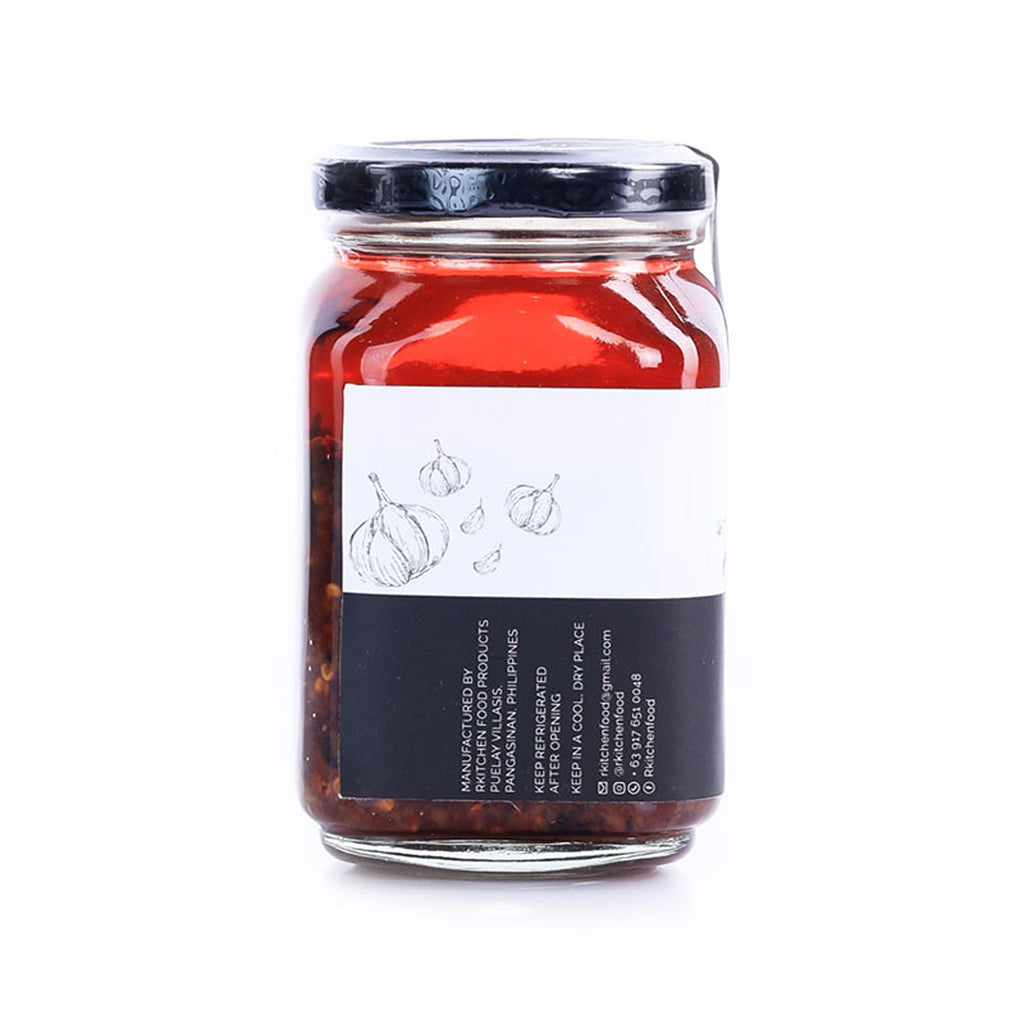 RKitchen Chili Garlic Oil Gourmet Bottle - 250g