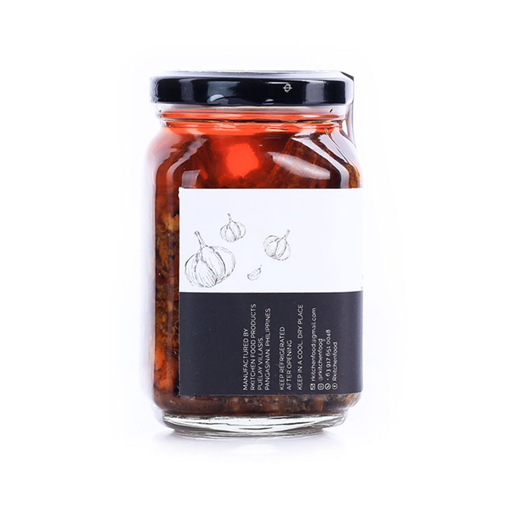 RKitchen Spicy Garlic Tinapa Gourmet Bottle-250g