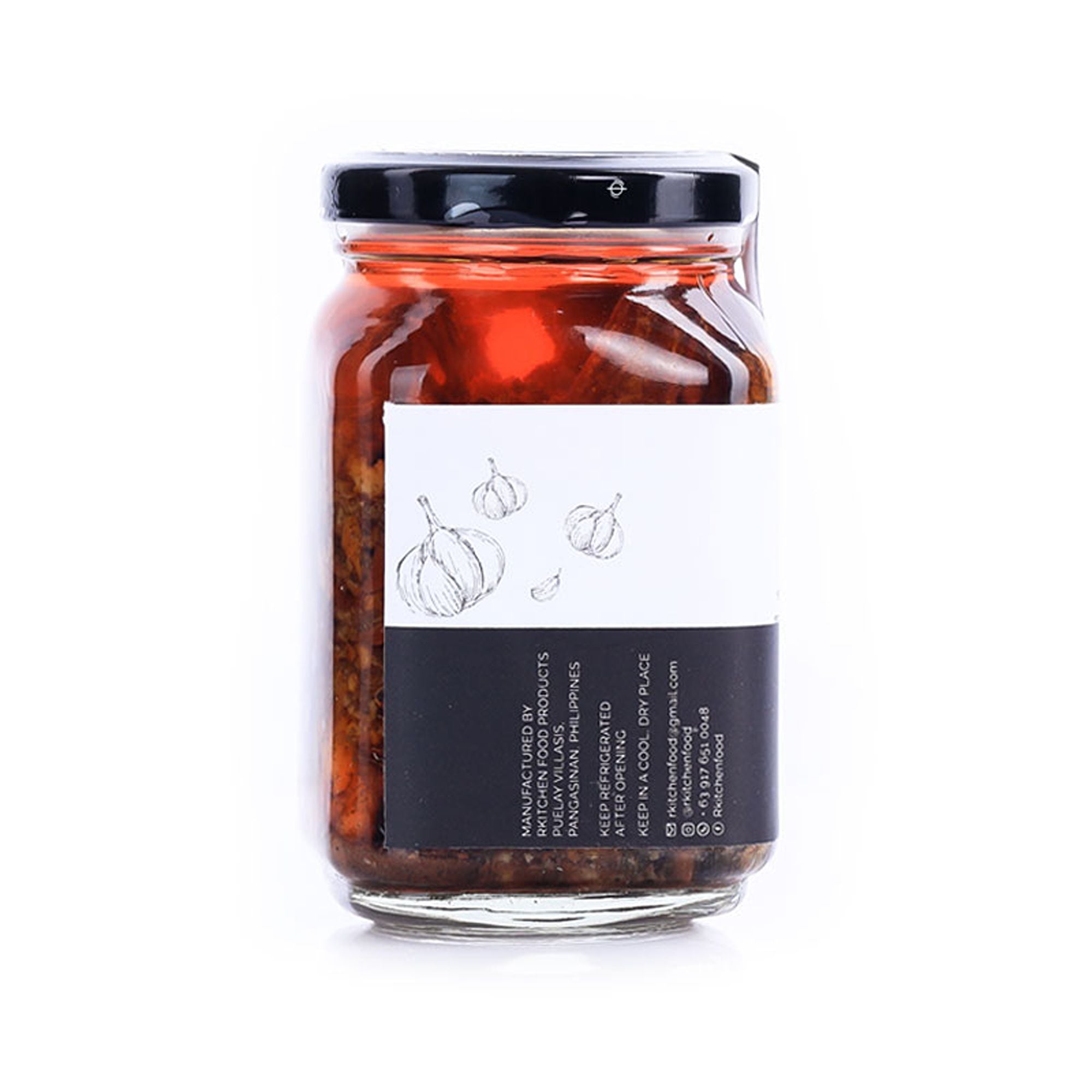 RKitchen Spicy Garlic Tinapa Gourmet Bottle-250g