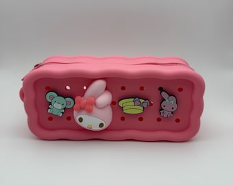 Silicone My Melody Charm Pencil Pouch