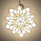 Sampaguita Capiz Parol – White LED Christmas Filipino Lantern