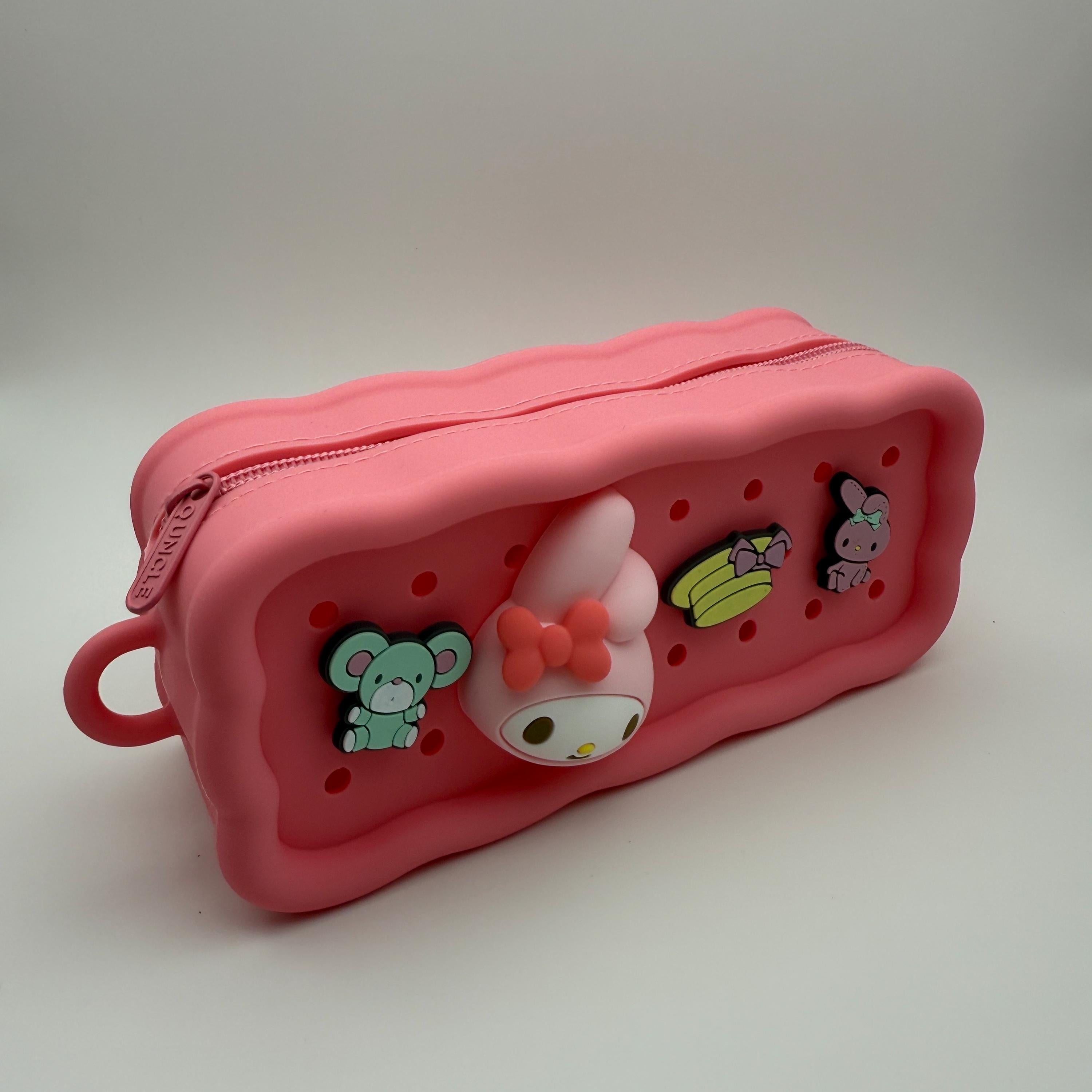 Silicone My Melody Charm Pencil Pouch