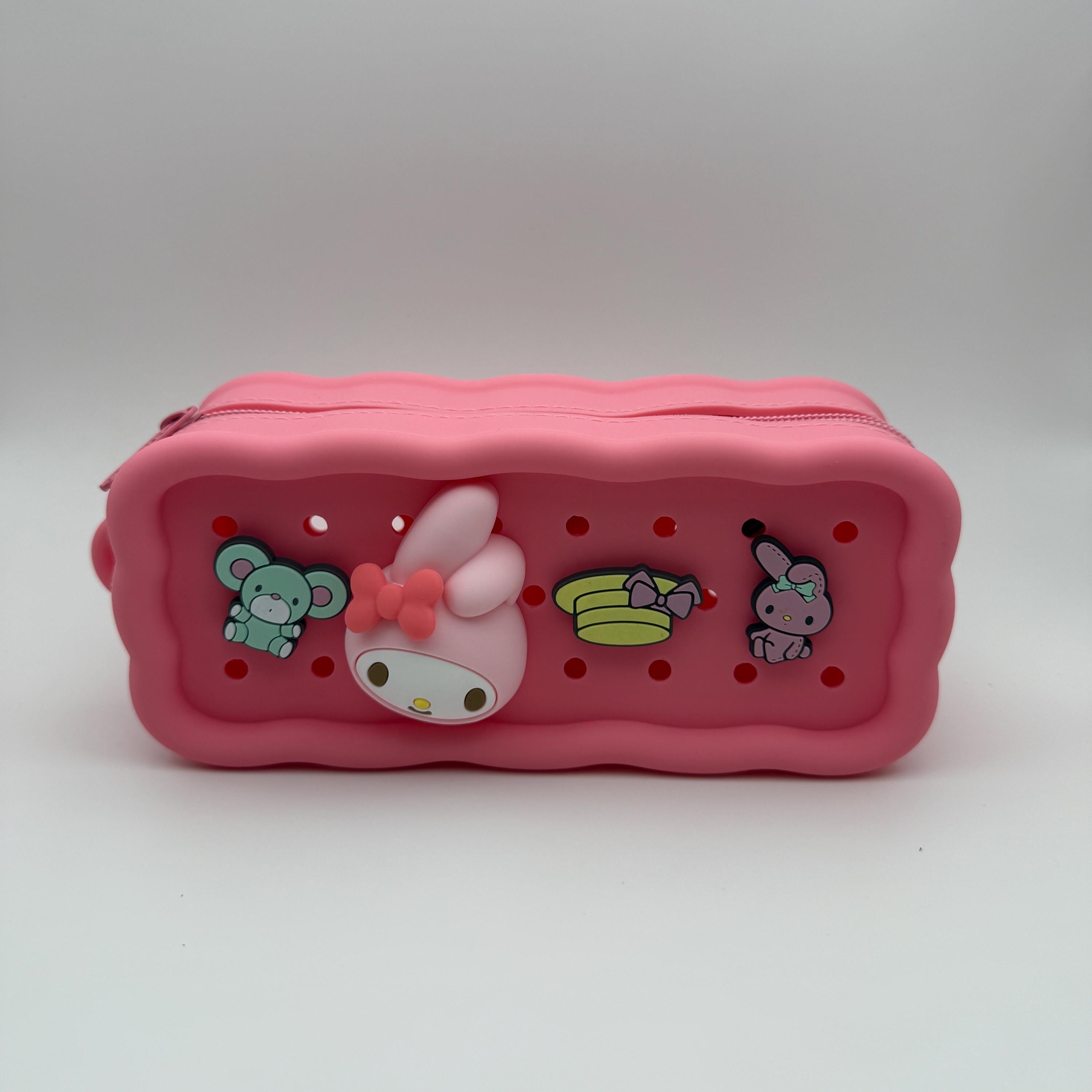 Silicone My Melody Charm Pencil Pouch