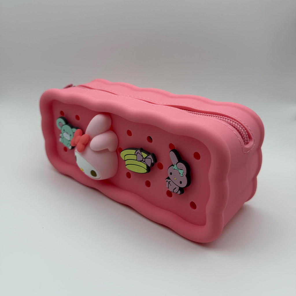 Silicone My Melody Charm Pencil Pouch
