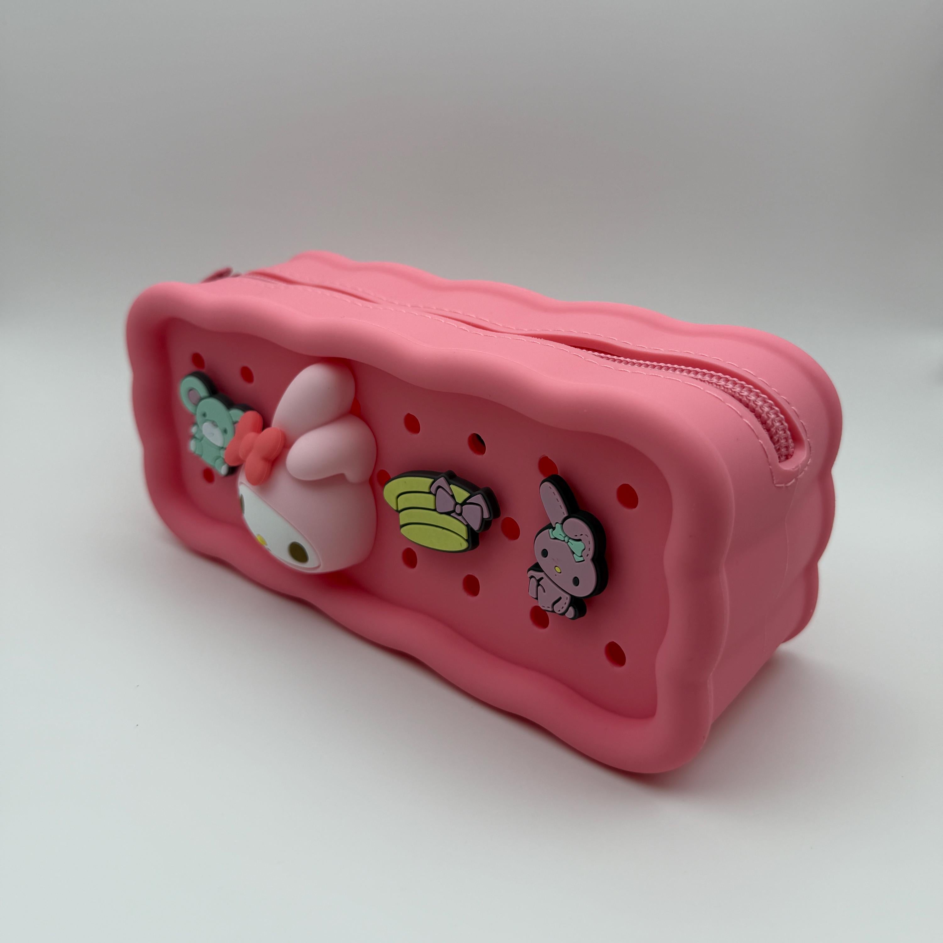 Silicone My Melody Charm Pencil Pouch