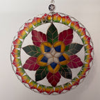 Classic Mistletoe Parol – Colored LED Christmas Star Lantern | Authentic Handmade Capiz Shell Decor