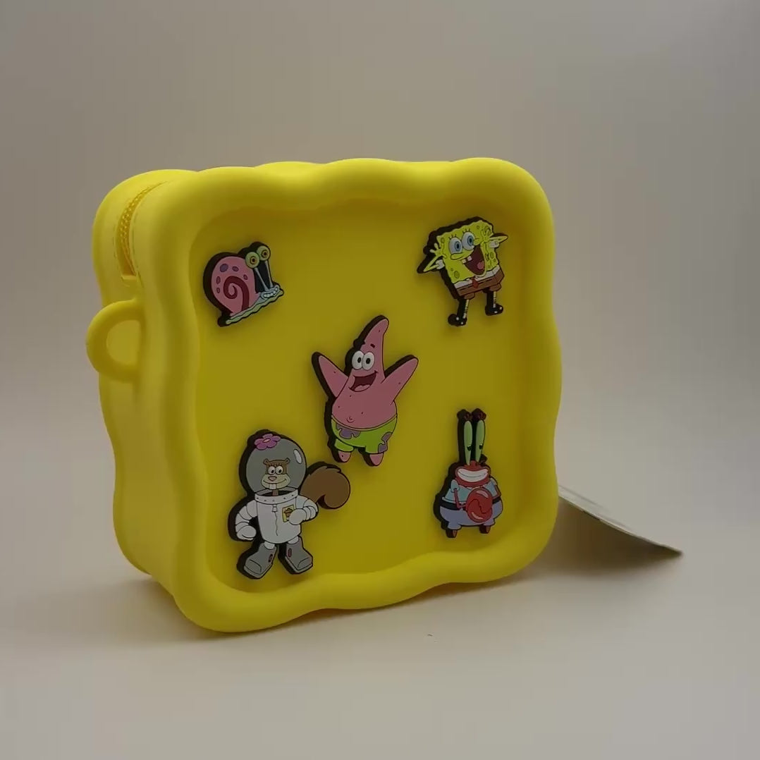 Sanrio Nickelodeon Silicone Square Sling Jelly Bag