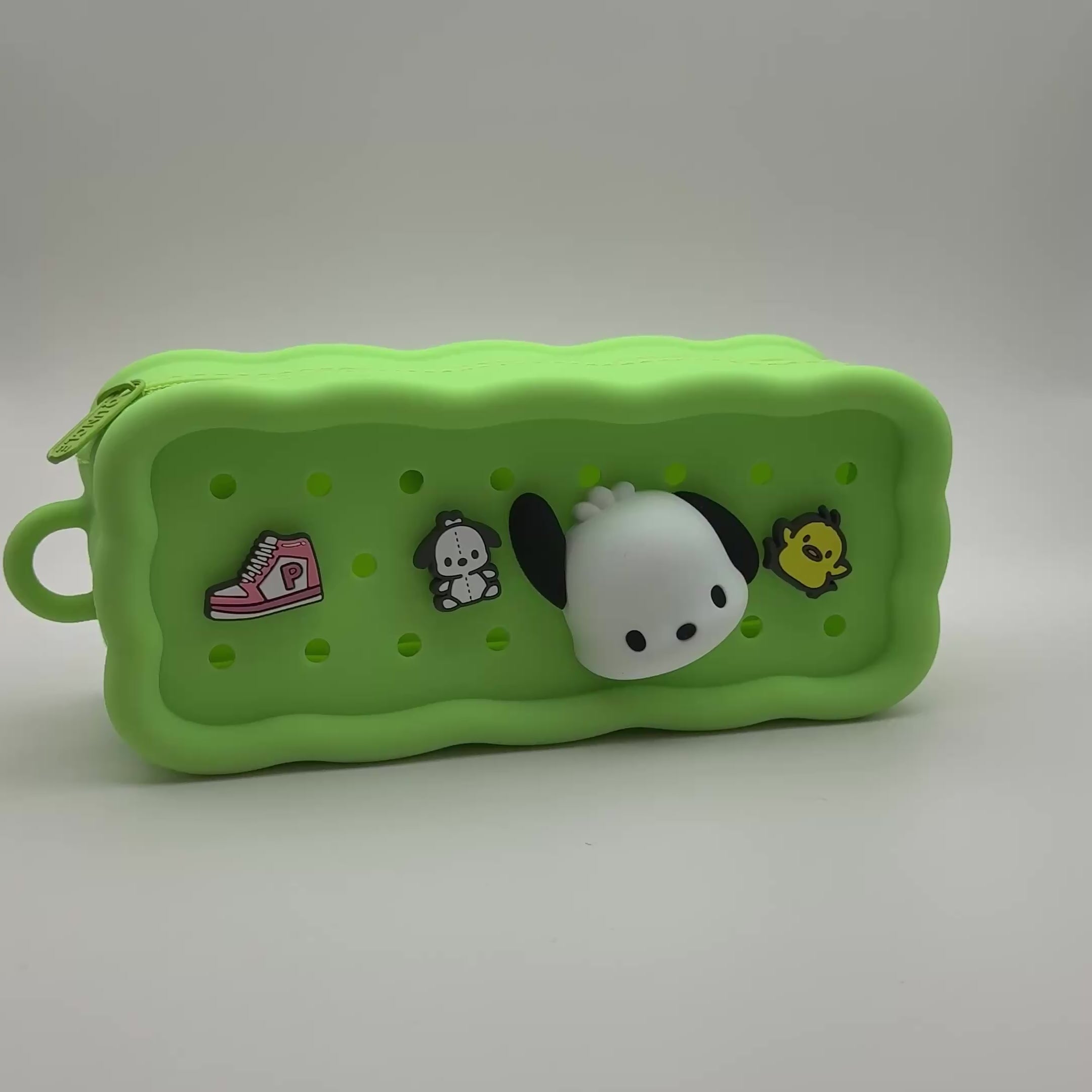 Silicone Pochacco Charm Pencil Pouch