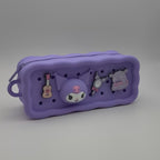 Silicone Kuromi Charm Pencil Pouch