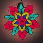 Sampaguita Capiz Parol – Colored LED Christmas Filipino Lantern